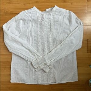 Sezane white blouse